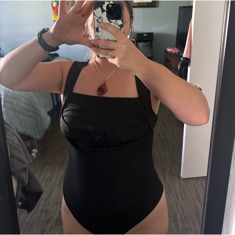 Cheeky Black Shein Bodysuit